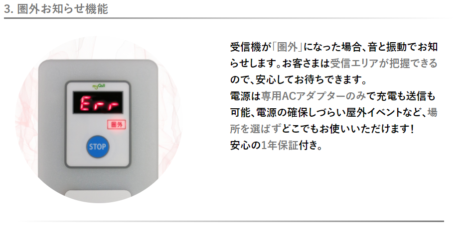 GR-500W ゲストレシーバー ZEROホワイト 充電器 送信操作機 マイコール